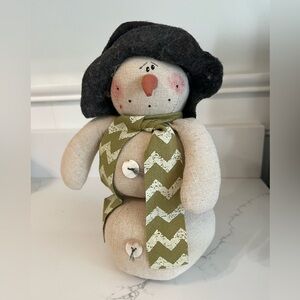 Snowman, fabric material, Honey and me collection